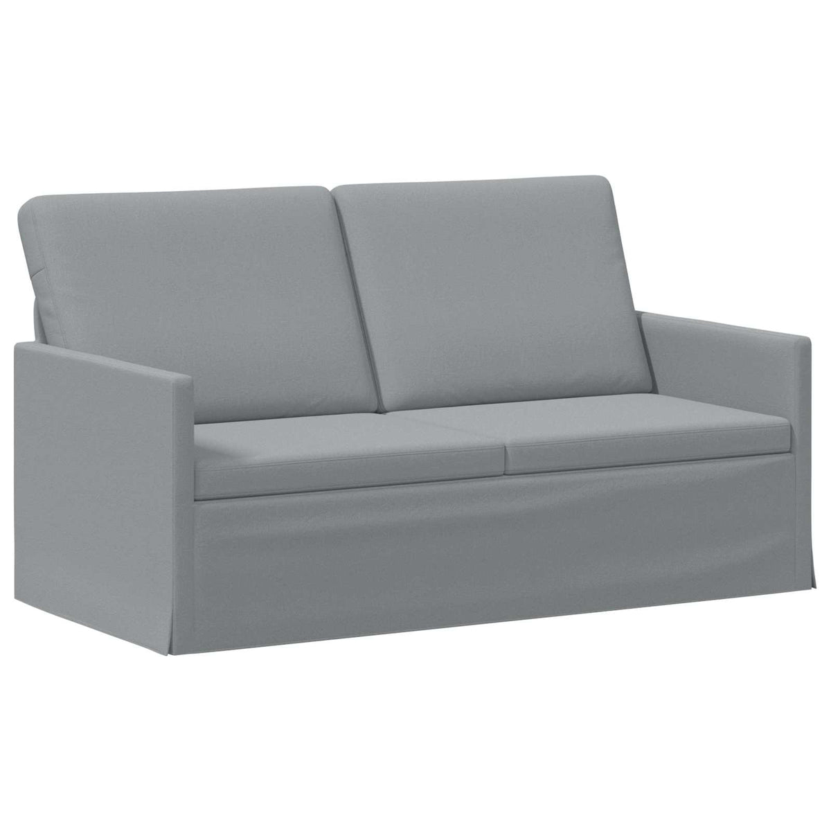 2 Seater Sofa Light Grey 150 x 81 x 82 cm Fabric