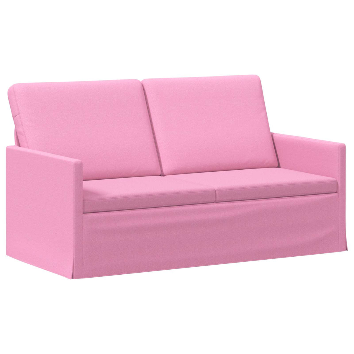 2 Seater Sofa Pink 150 x 81 x 82 cm Fabric