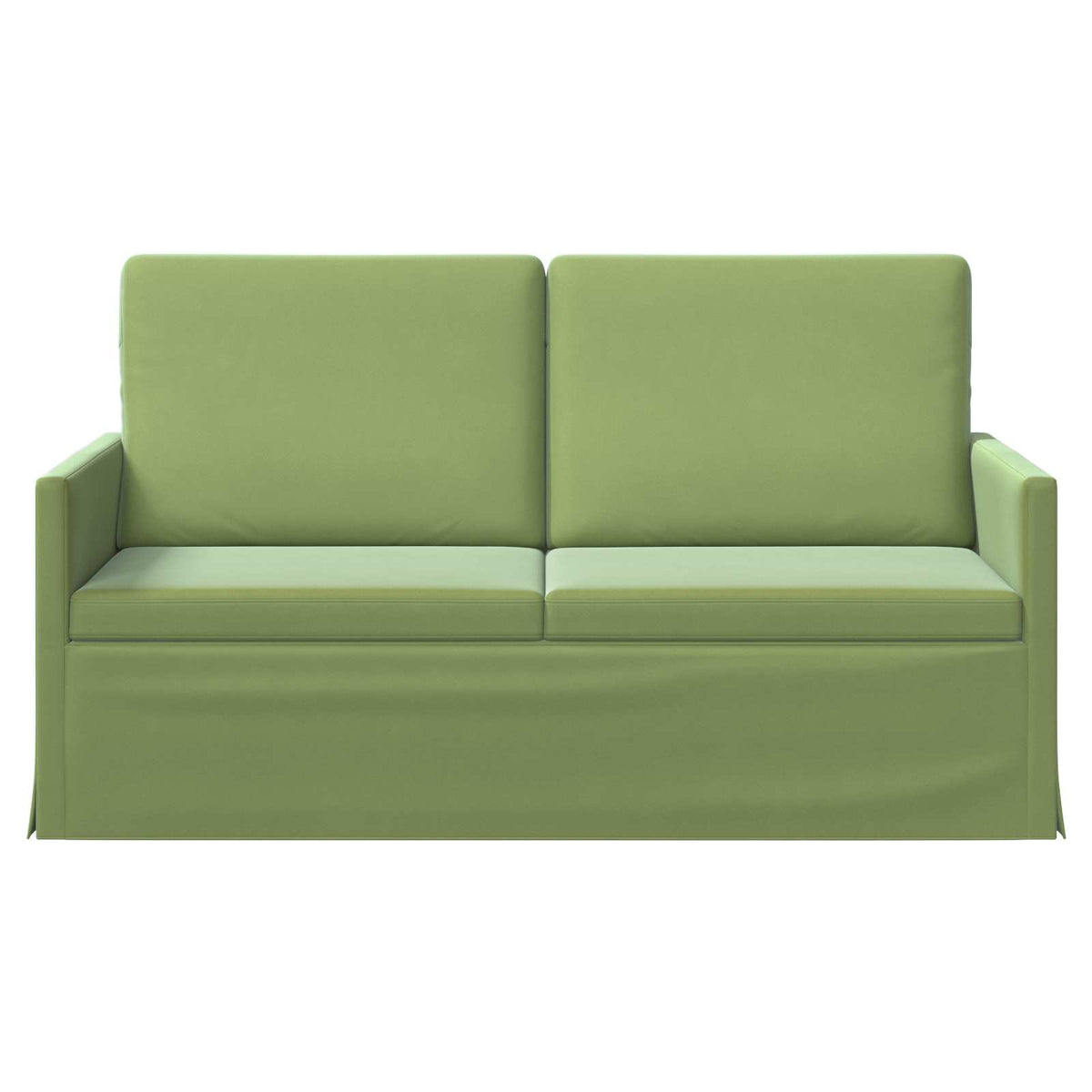 2 Seater Sofa Light Green 150 x 81 x 82 cm Velvet