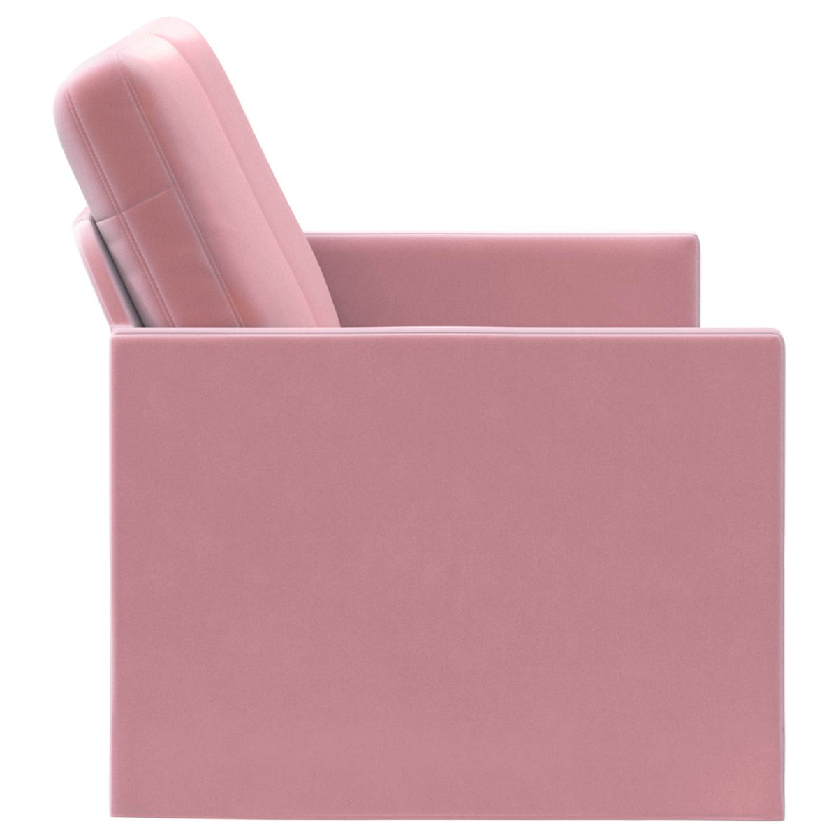 2 Seater Sofa Pink 150 x 81 x 82 cm Velvet