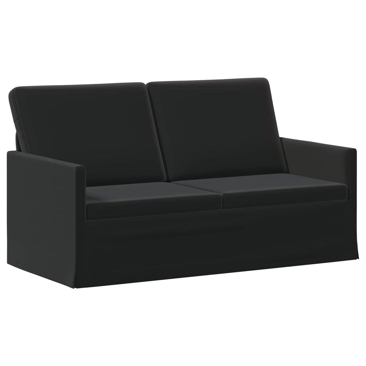 2 Seater Sofa Black 150 x 81 x 82 cm Velvet