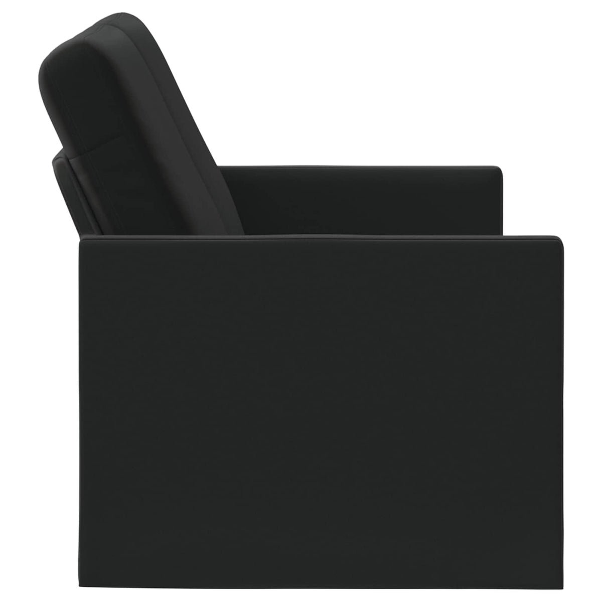 2 Seater Sofa Black 150 x 81 x 82 cm Velvet