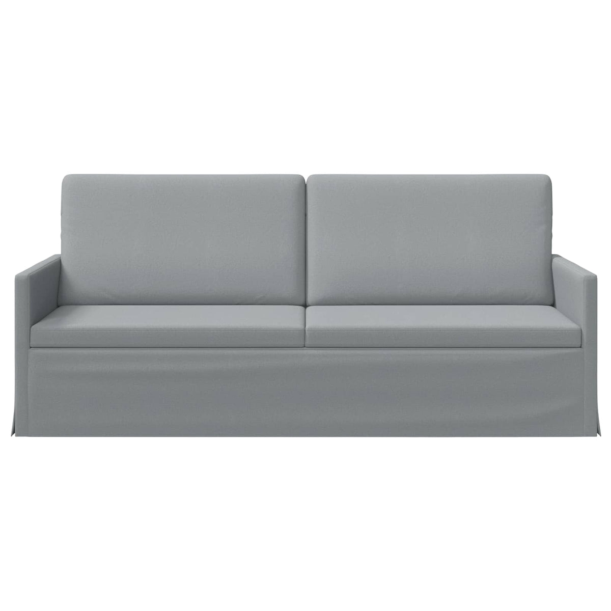 3 Seater Sofa Light Grey 190 x 81 x 82 cm Fabric