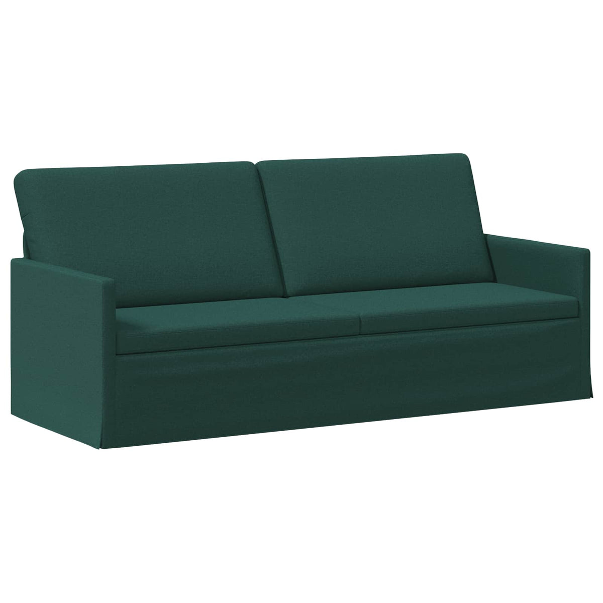 3 Seater Sofa Dark Green 190 x 81 x 82 cm Fabric