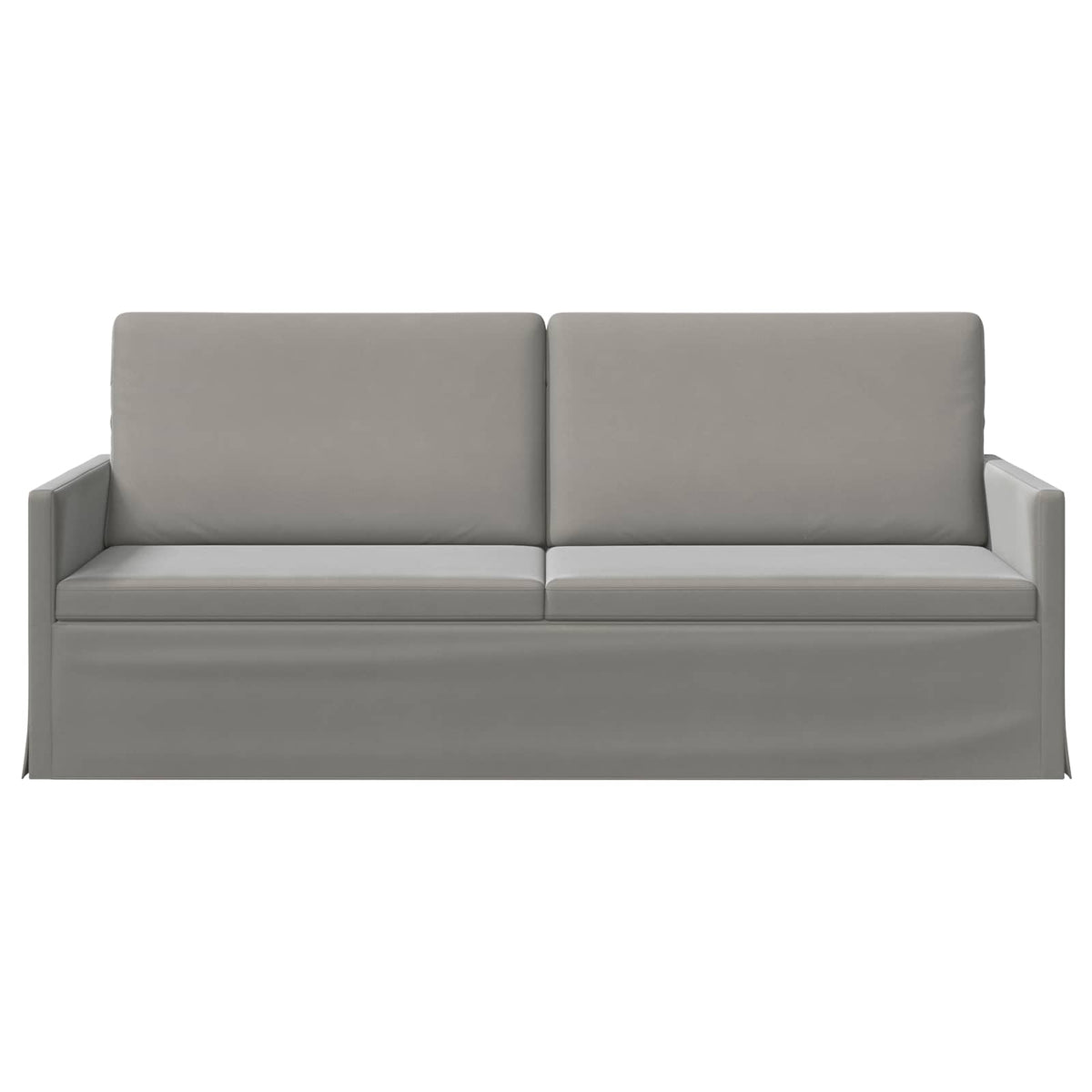 3 Seater Sofa Light Grey 190 x 81 x 82 cm Velvet
