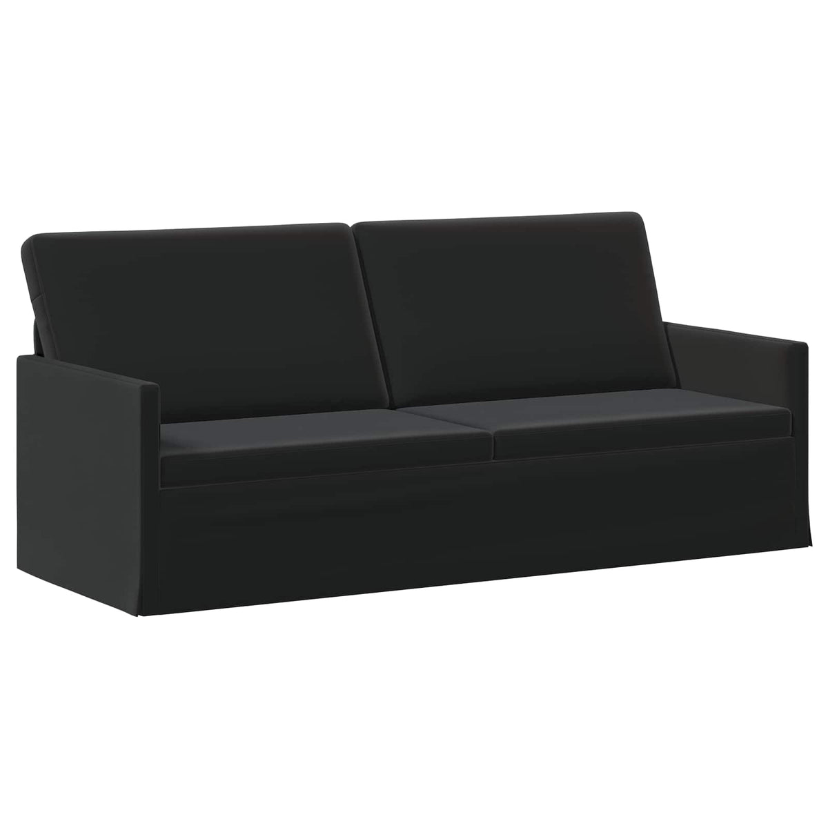 3 Seater Sofa Black 190 x 81 x 82 cm Velvet