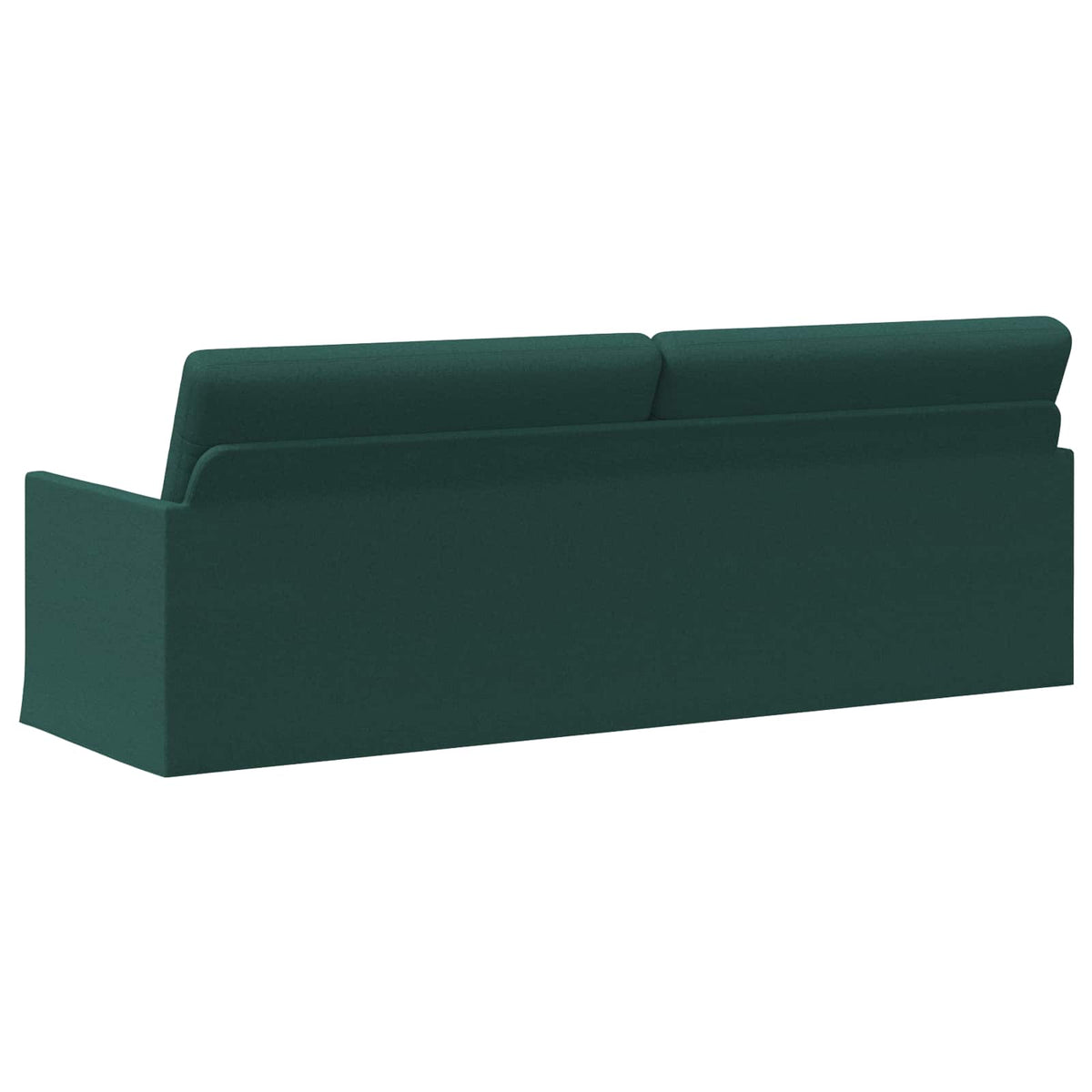 3 Seater Sofa Dark Green 220 x 81 x 82 cm Fabric