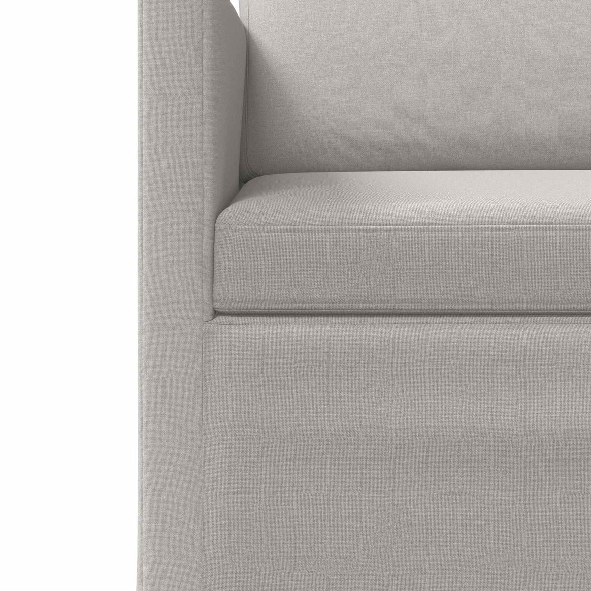 3 Seater Sofa Cloud Grey 220 x 81 x 82 cm Fabric