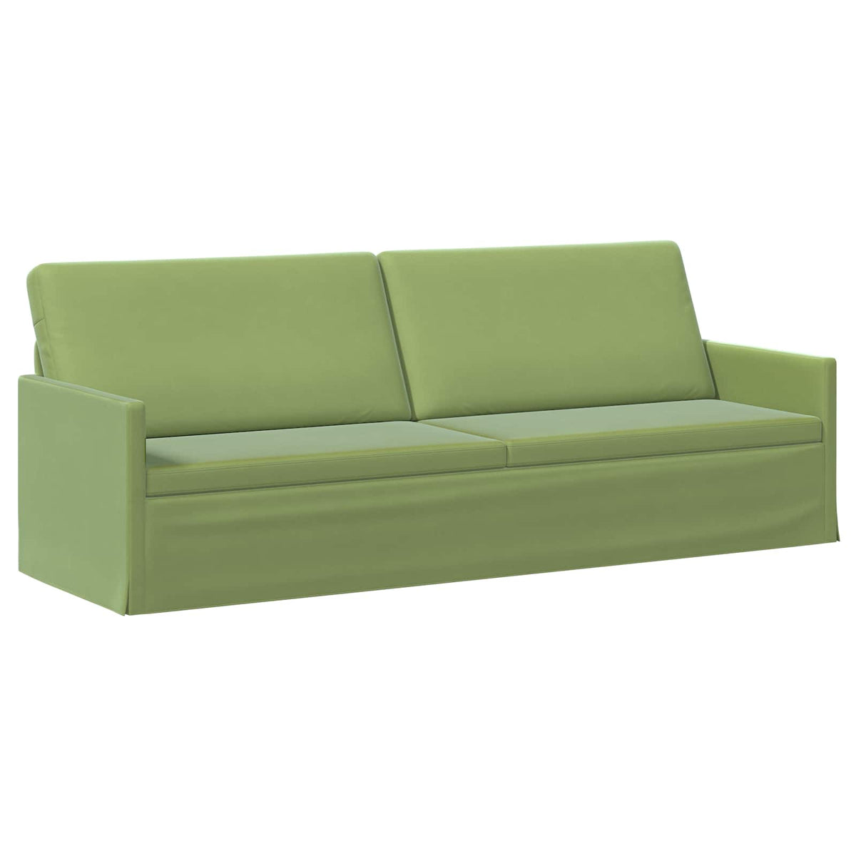 3 Seater Sofa Light Green 220 x 81 x 82 cm Velvet