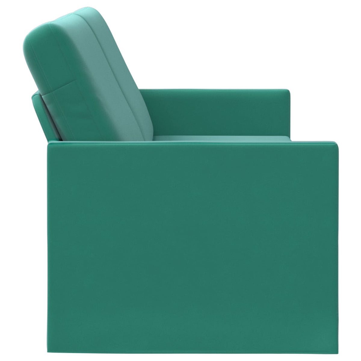 3 Seater Sofa Turquoise 220 x 81 x 82 cm Velvet