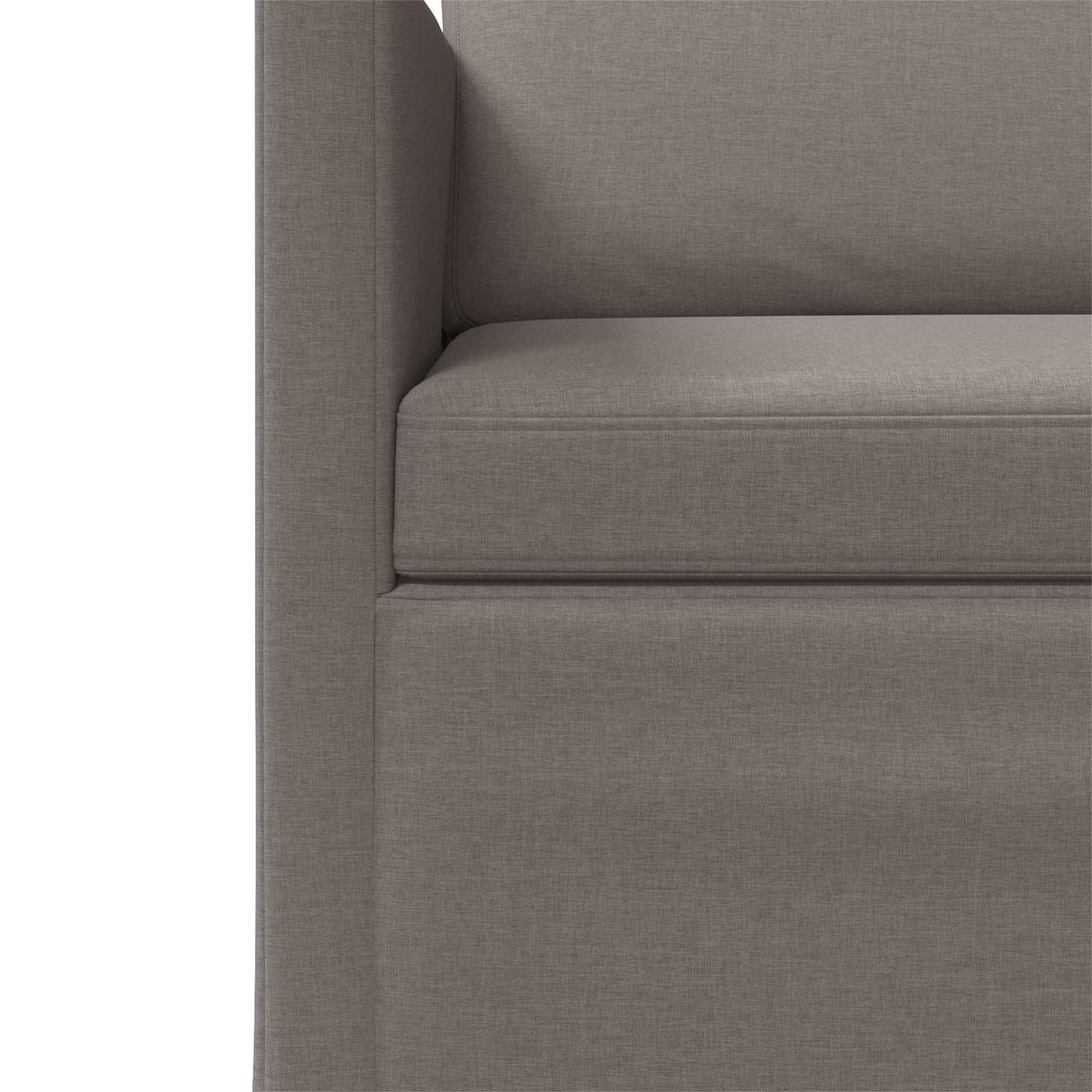 Sofa Set 2 pcs Taupe Fabric