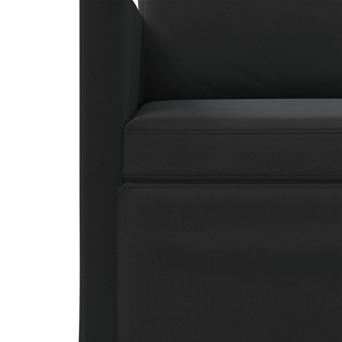 Sofa Set 2 pcs Black Velvet