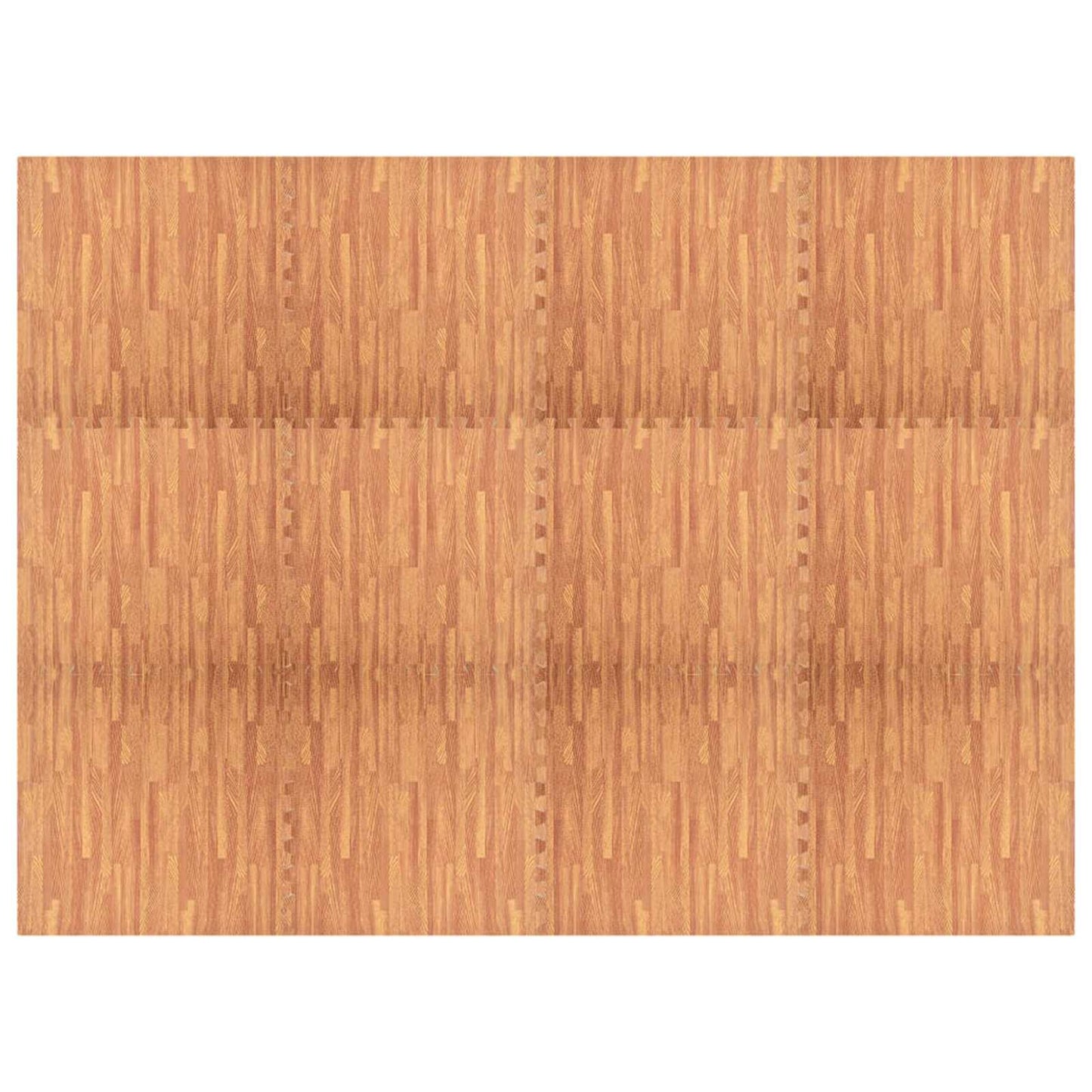 Pool Ground Mat 12 pcs Wood 4.32 ㎡ EVA Foam