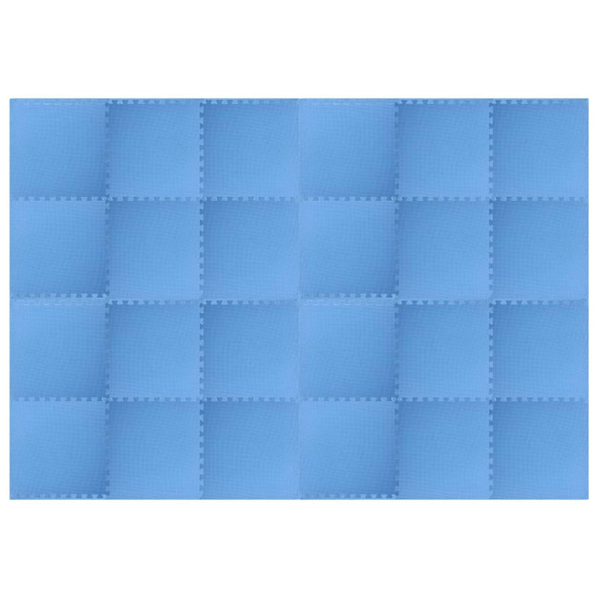 Pool Ground Mat 24 pcs Blue 8.64 ㎡ EVA Foam