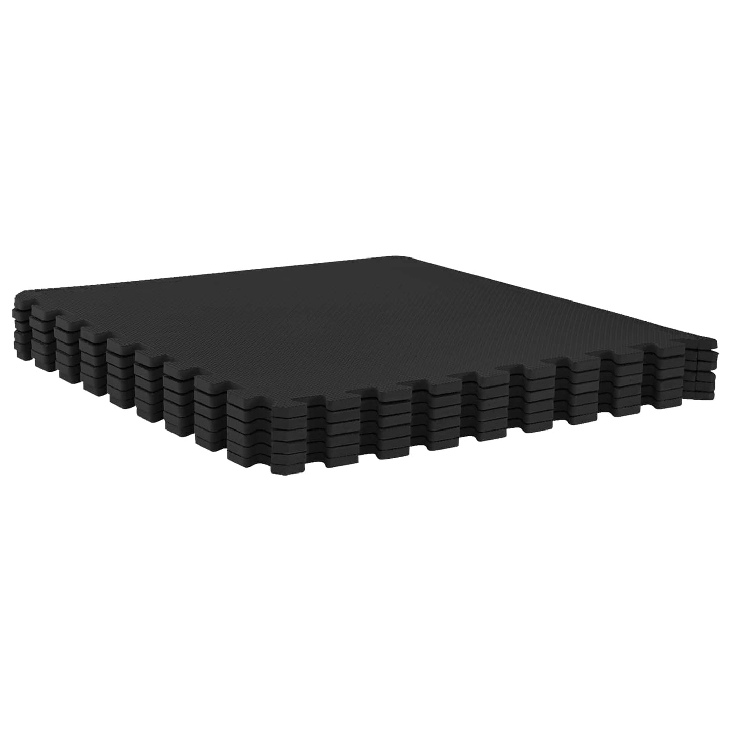 Pool Ground Mat 40 pcs Black 14.4 m² EVA Foam