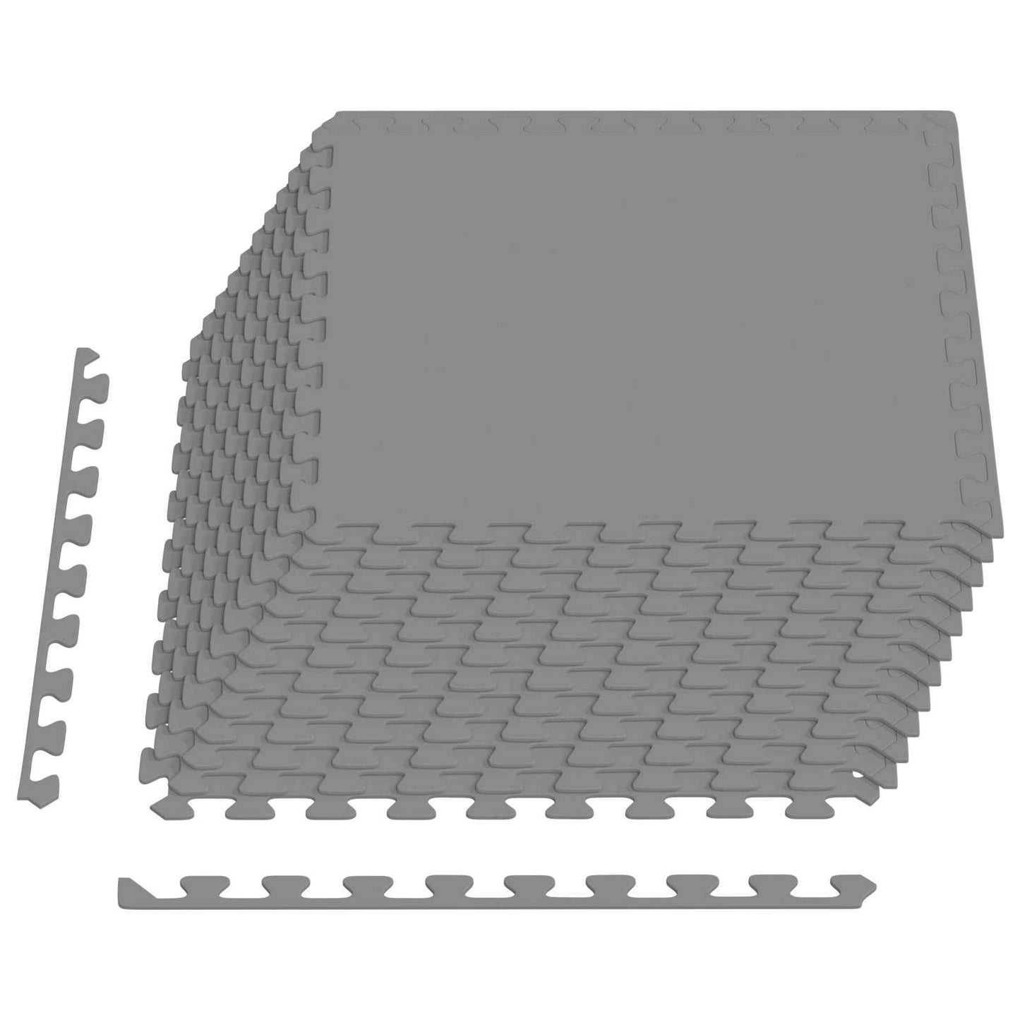 Pool Ground Mat 12 pcs Grey 4.32 m² EVA Foam
