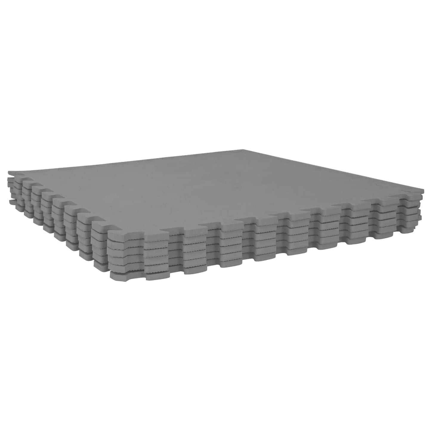 Pool Ground Mat 40 pcs Grey 14.4 m² EVA Foam