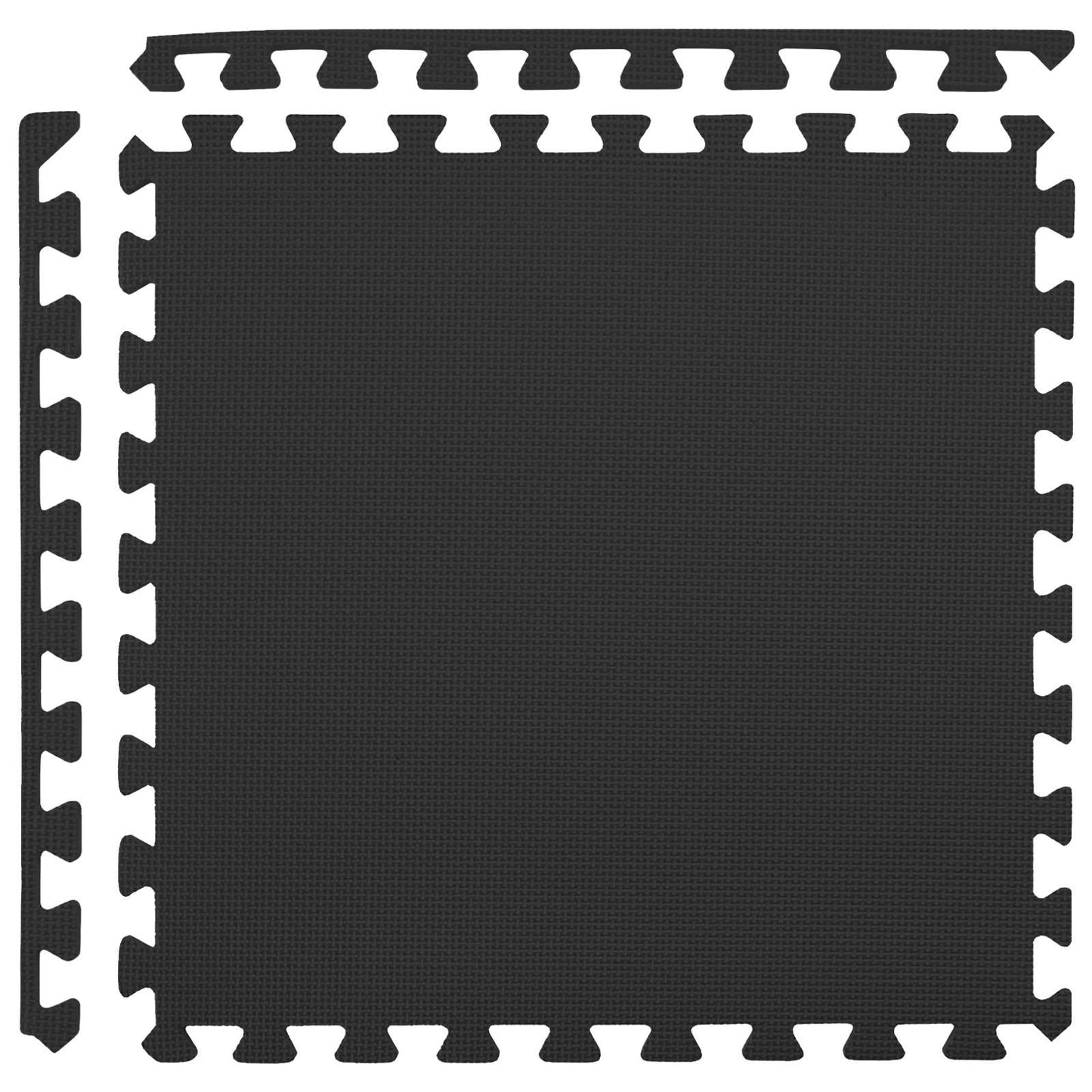 Pool Ground Mat 12 pcs Black 4.32 m² EVA Foam