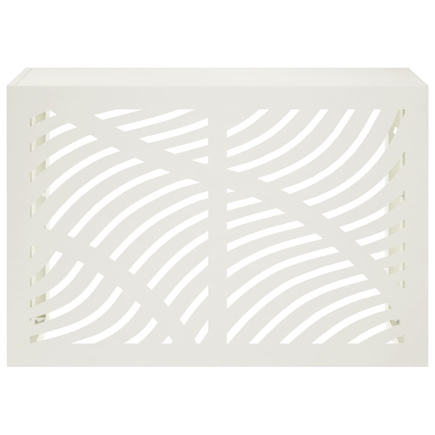 Air Conditioner Cover White 90 x 40 x 60 cm Steel