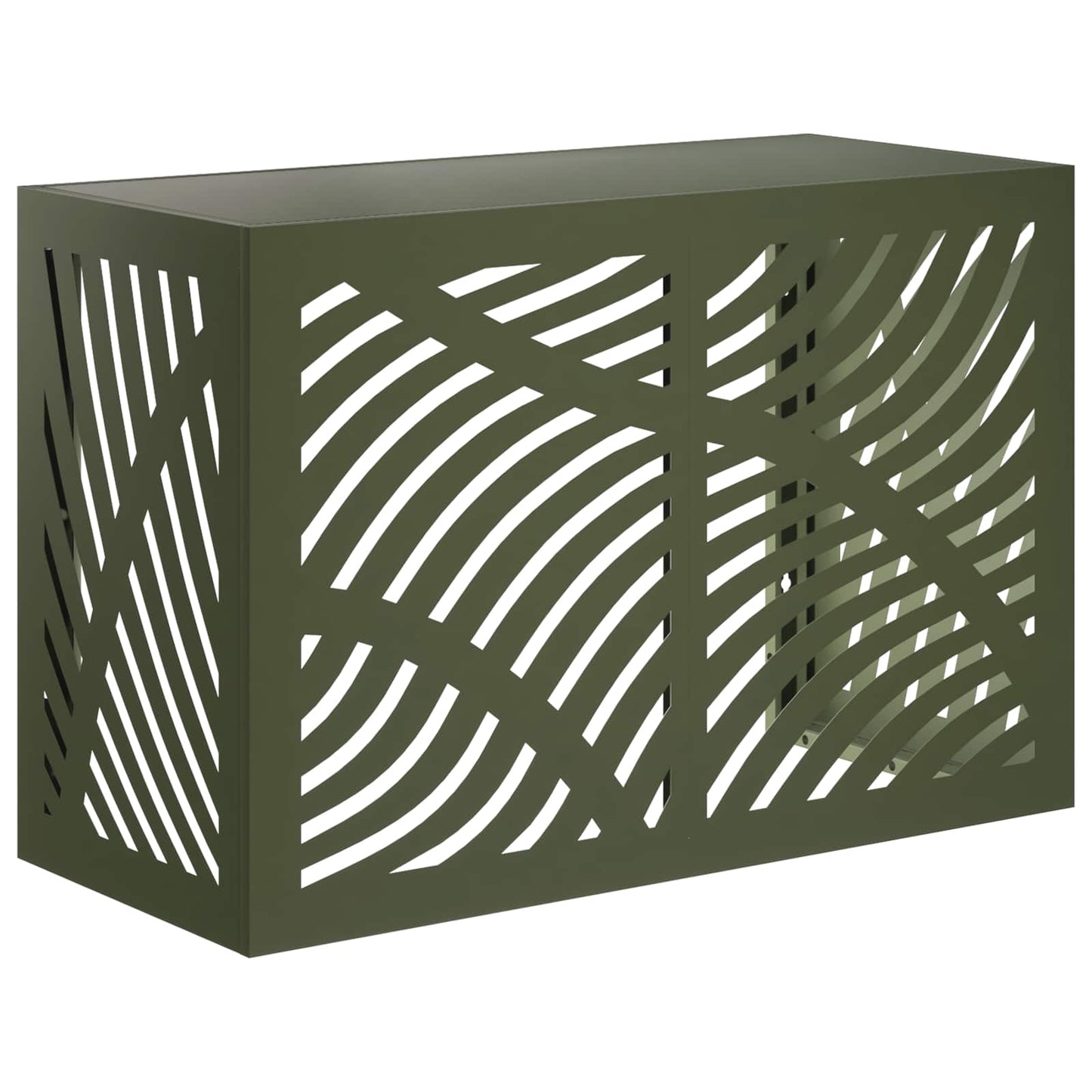 Air Conditioner Cover Olive Green 90 x 40 x 60 cm Steel
