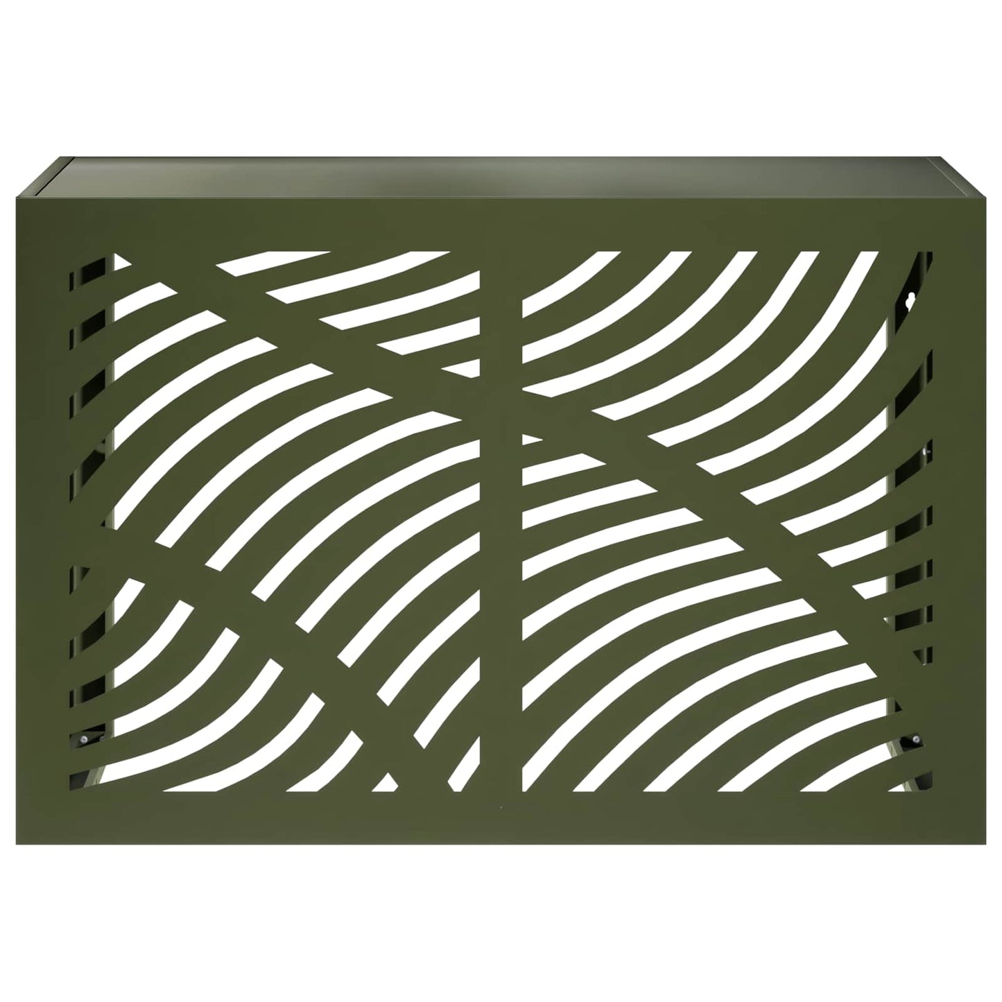 Air Conditioner Cover Olive Green 90 x 40 x 60 cm Steel
