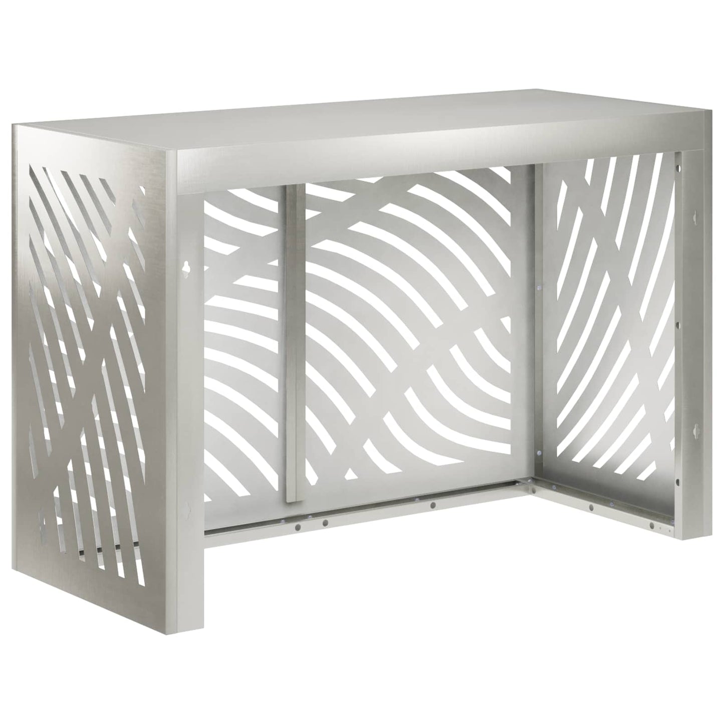 Air Conditioner Cover Silver 90 x 40 x 60 cm Stainless Steel