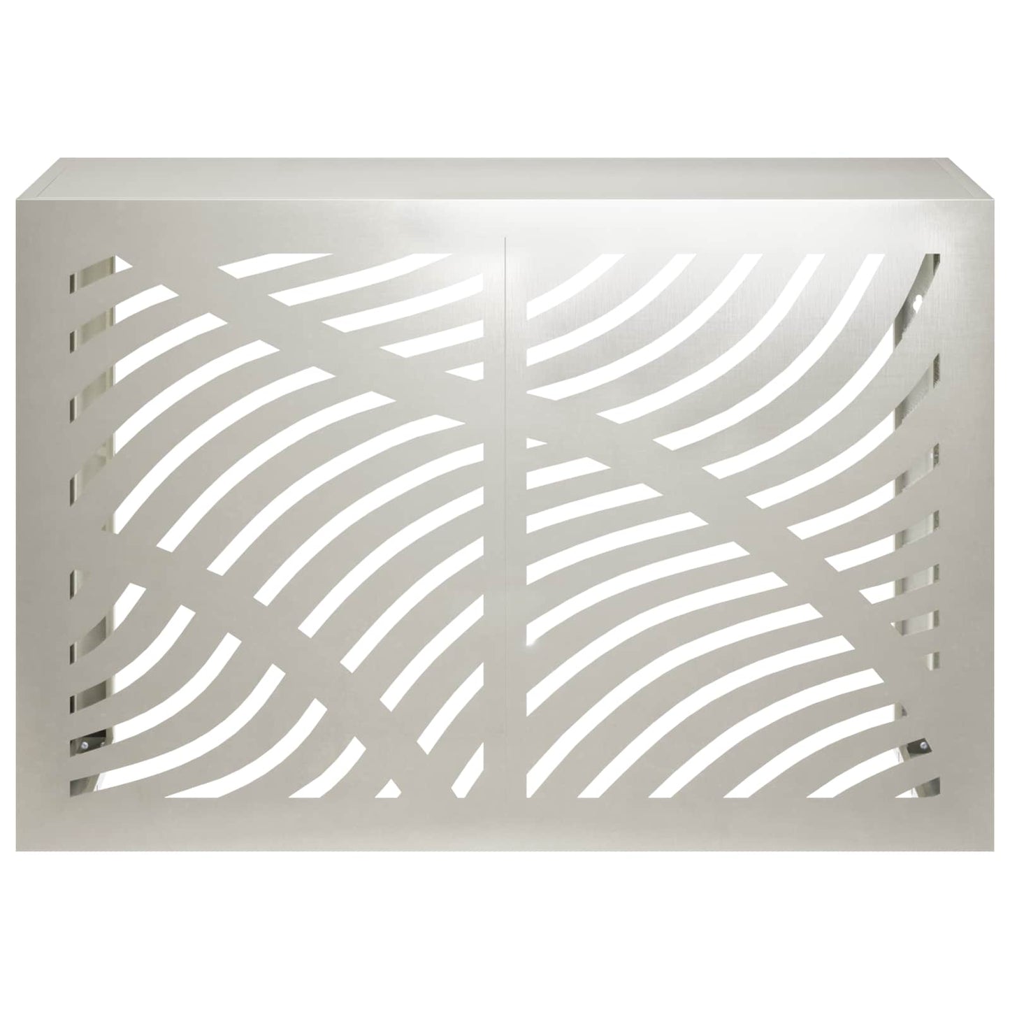 Air Conditioner Cover Silver 90 x 40 x 60 cm Stainless Steel