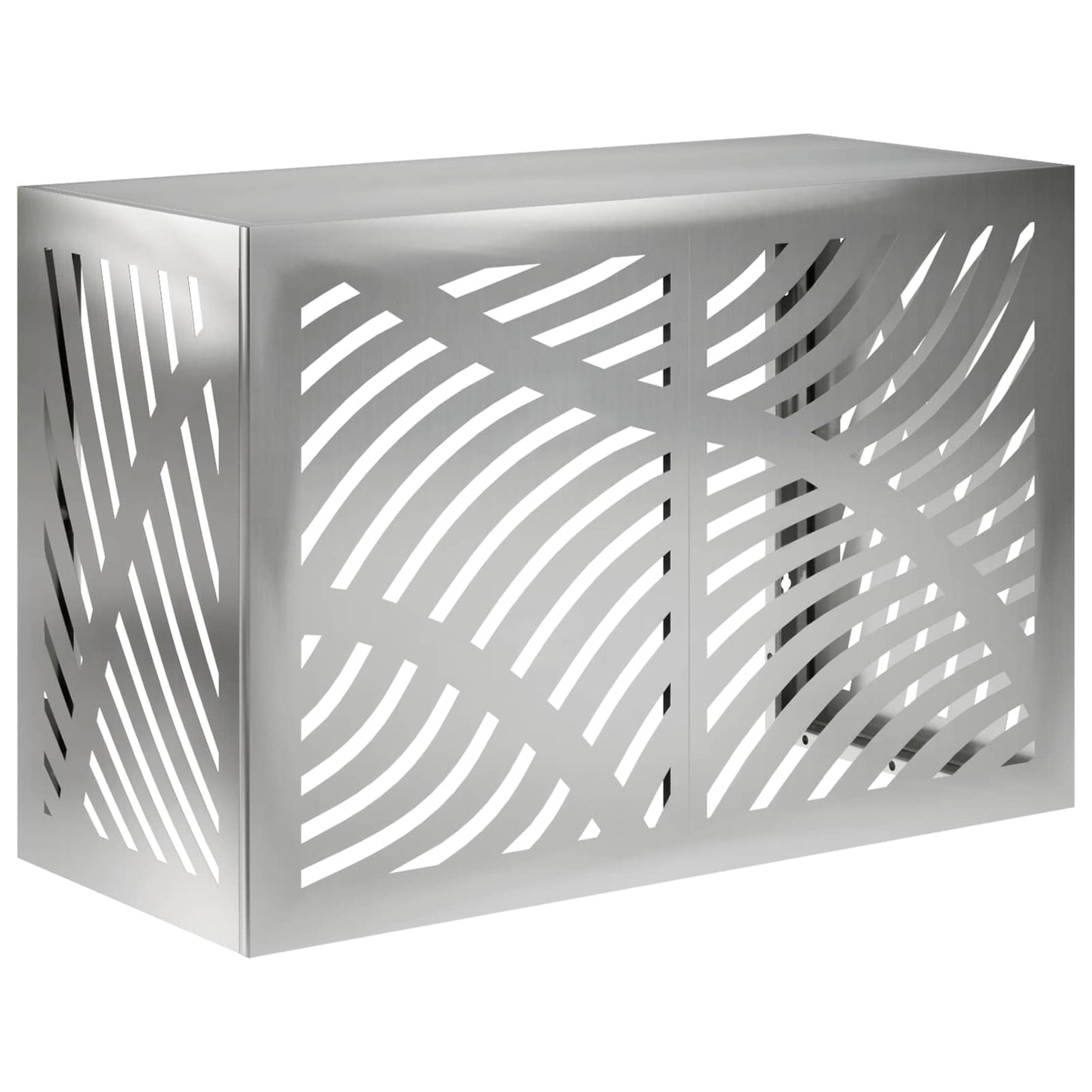 Air Conditioner Cover Silver 90 x 40 x 60 cm Galvanised Steel