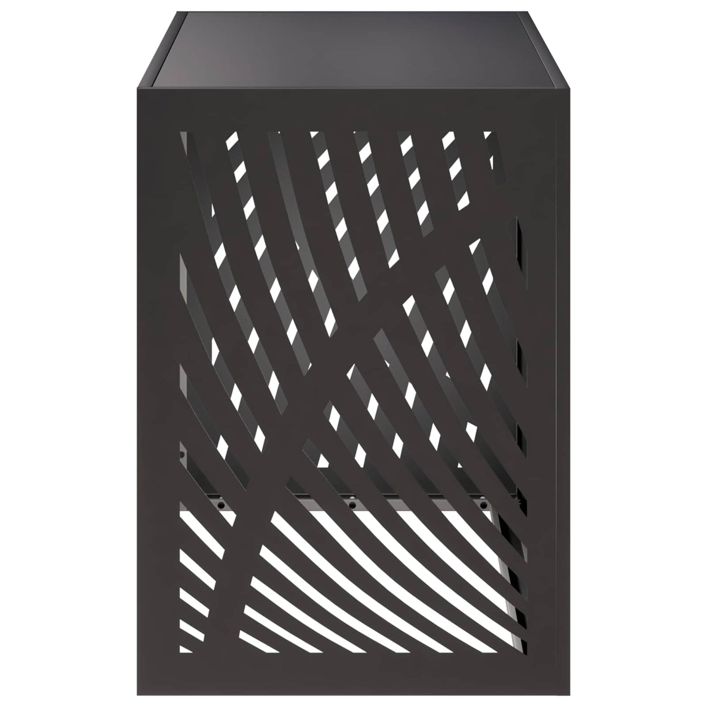 Air Conditioner Cover Black 100 x 50 x 70 cm Steel