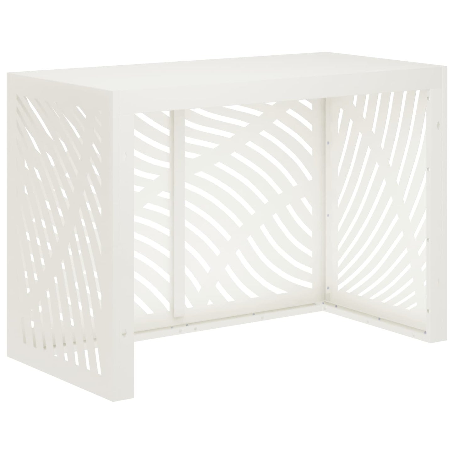 Air Conditioner Cover White 100 x 50 x 70 cm Steel
