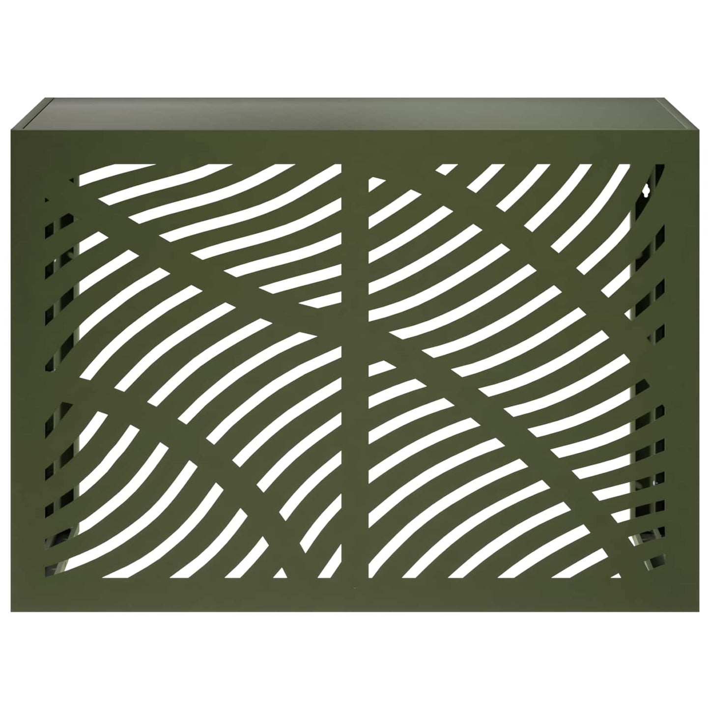 Air Conditioner Cover Olive Green 100 x 50 x 70 cm Steel