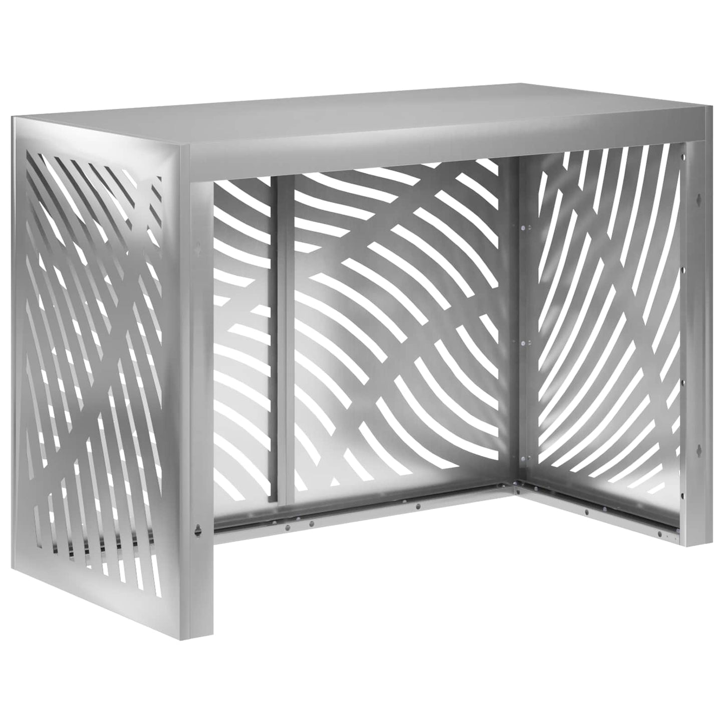 Air Conditioner Cover Silver 100 x 50 x 70 cm Galvanised Steel