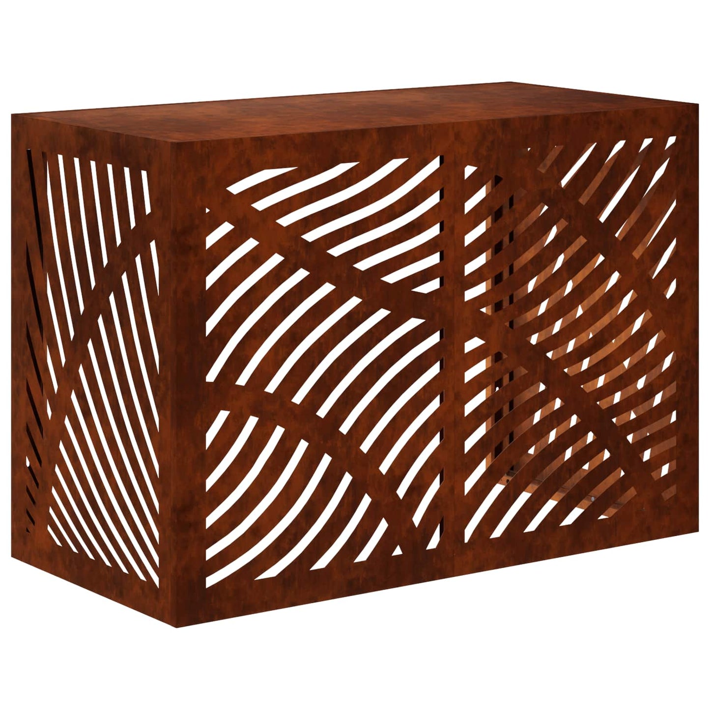 Air Conditioner Cover Rusty 100 x 50 x 70 cm Weathering Steel