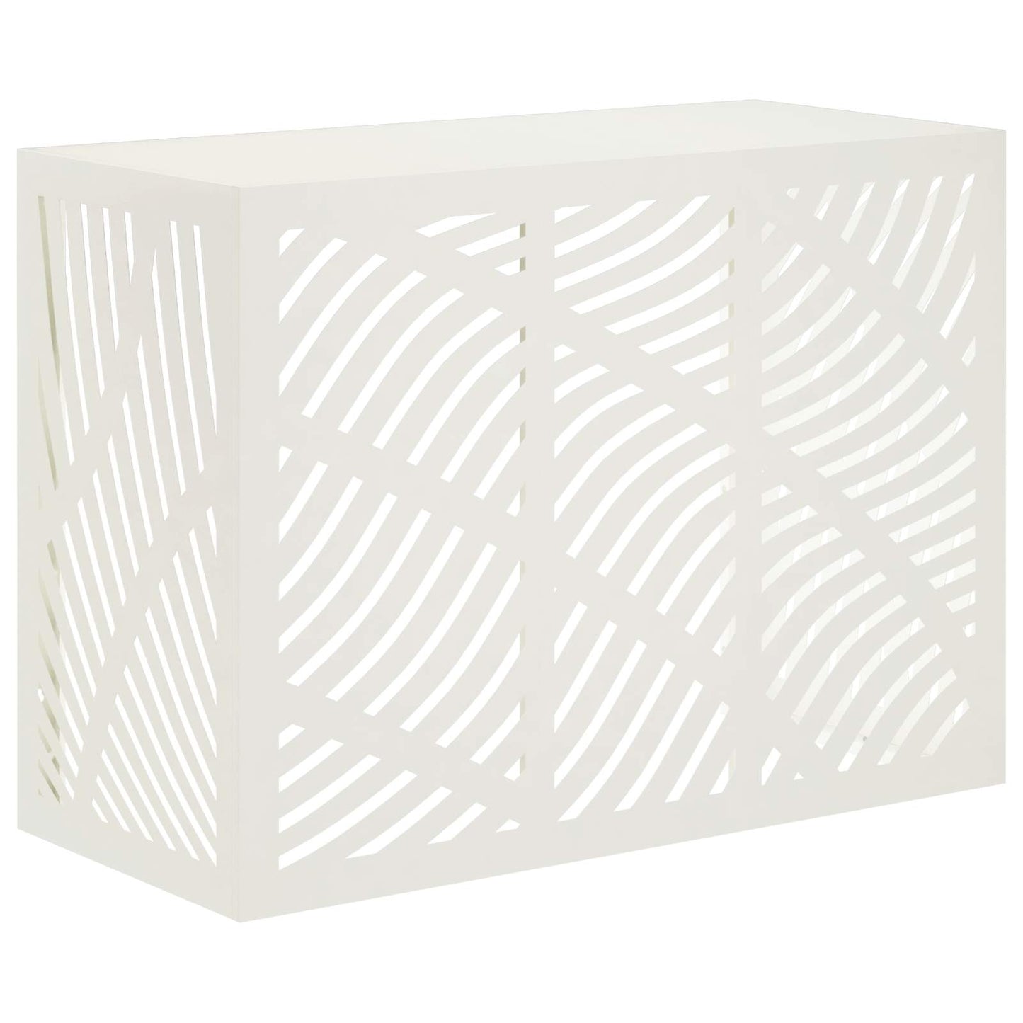 Air Conditioner Cover White 110 x 50 x 80 cm Steel