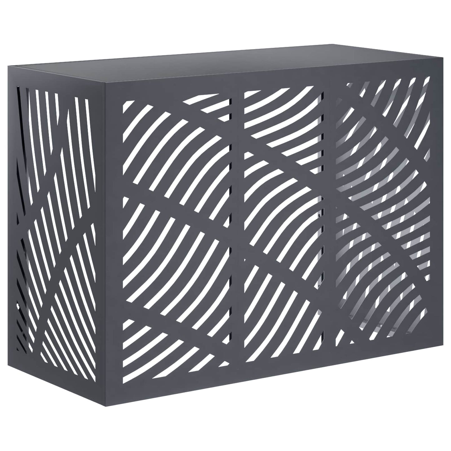 Air Conditioner Cover Anthracite 110 x 50 x 80 cm Steel