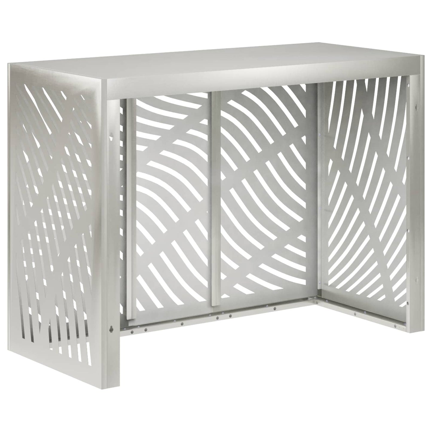 Air Conditioner Cover Silver 110 x 50 x 80 cm Stainless Steel