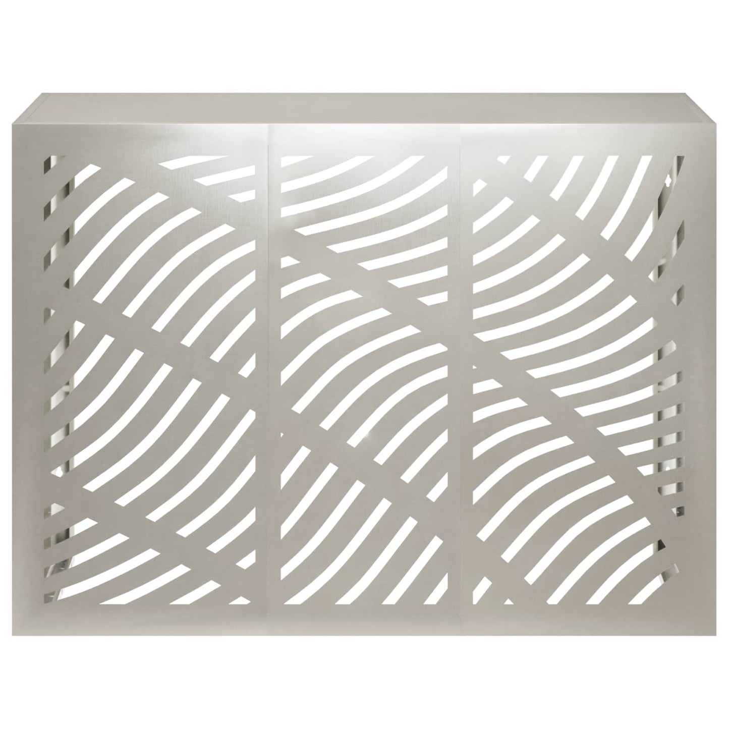Air Conditioner Cover Silver 110 x 50 x 80 cm Stainless Steel