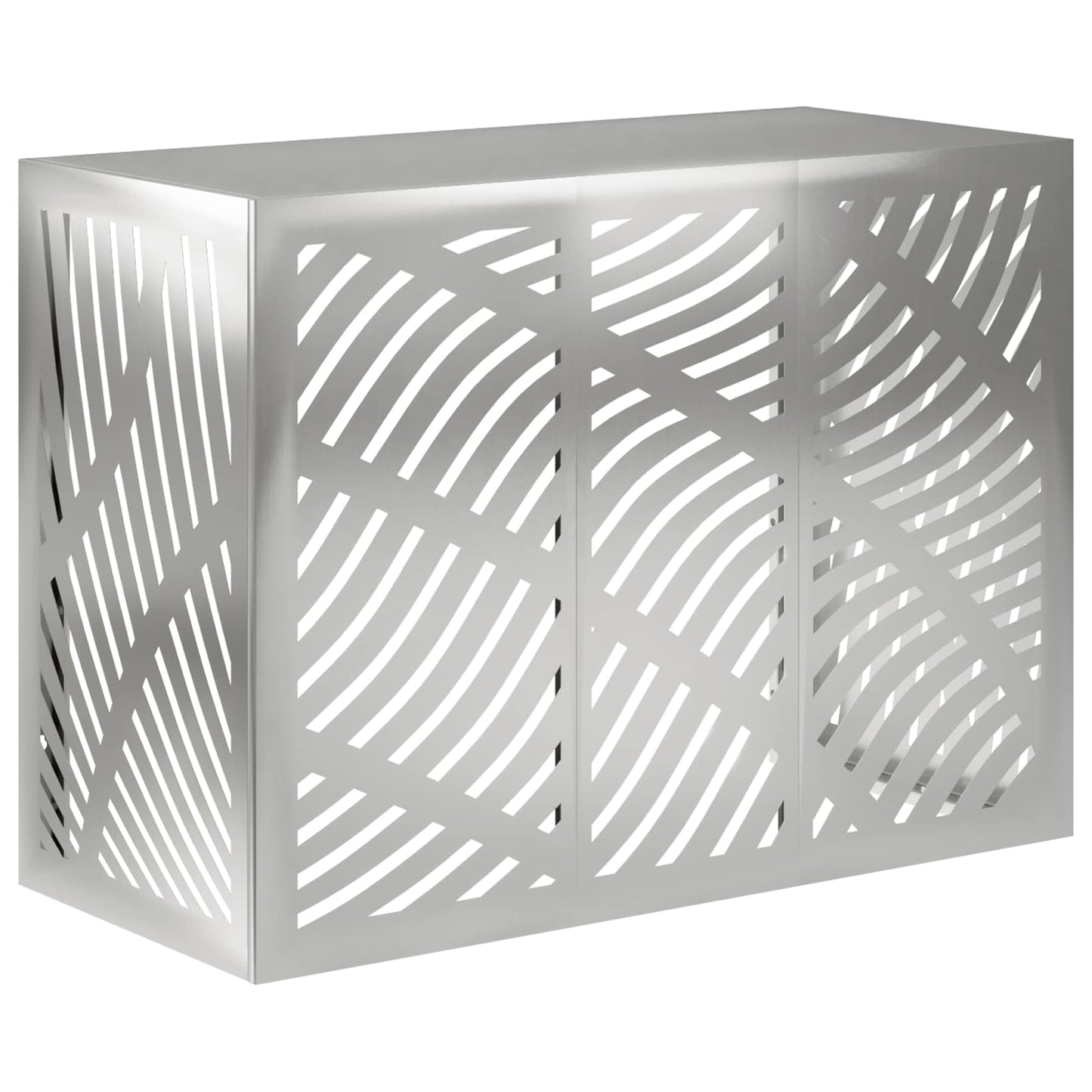 Air Conditioner Cover Silver 110 x 50 x 80 cm Galvanised Steel