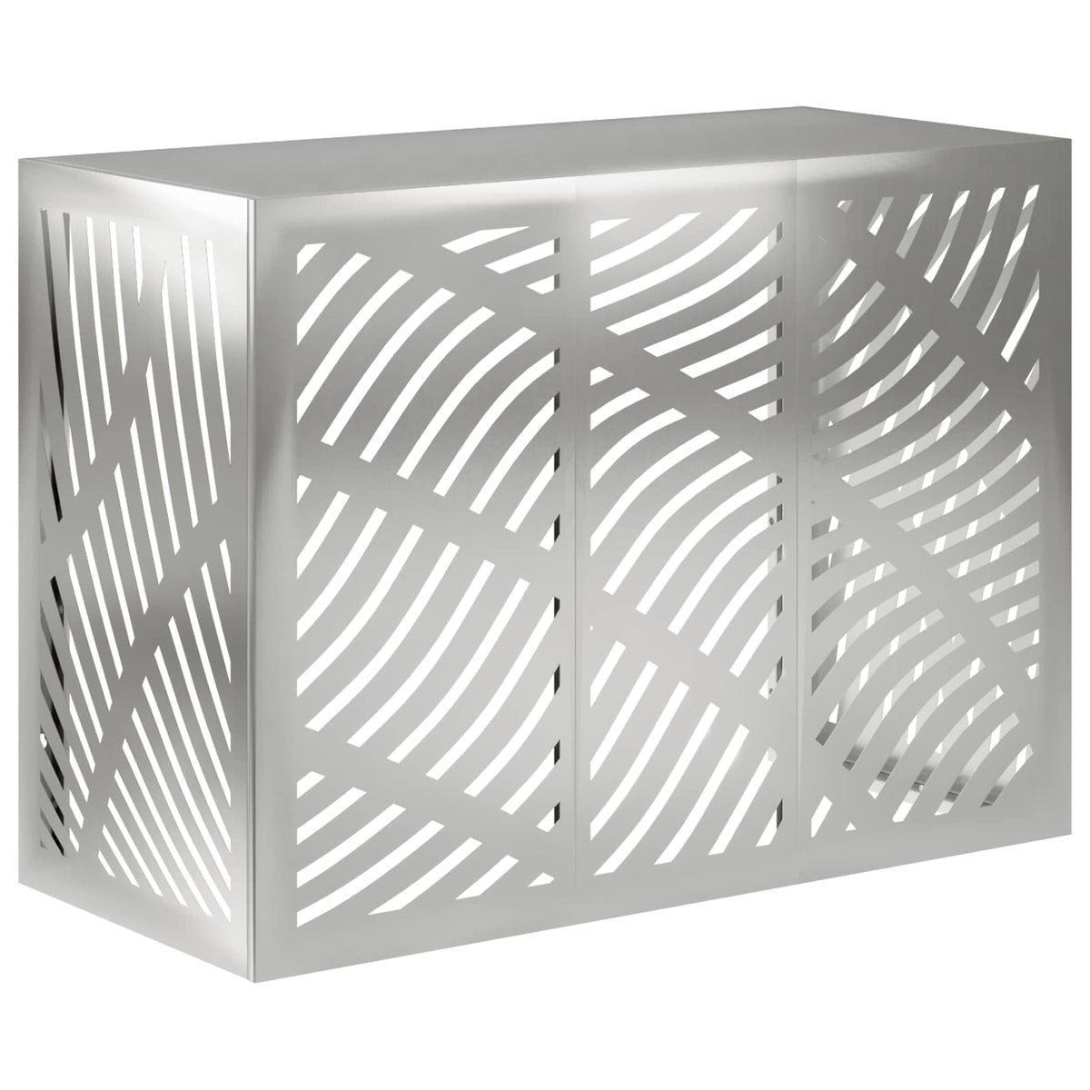 Air Conditioner Cover Silver 110 x 50 x 80 cm Galvanised Steel