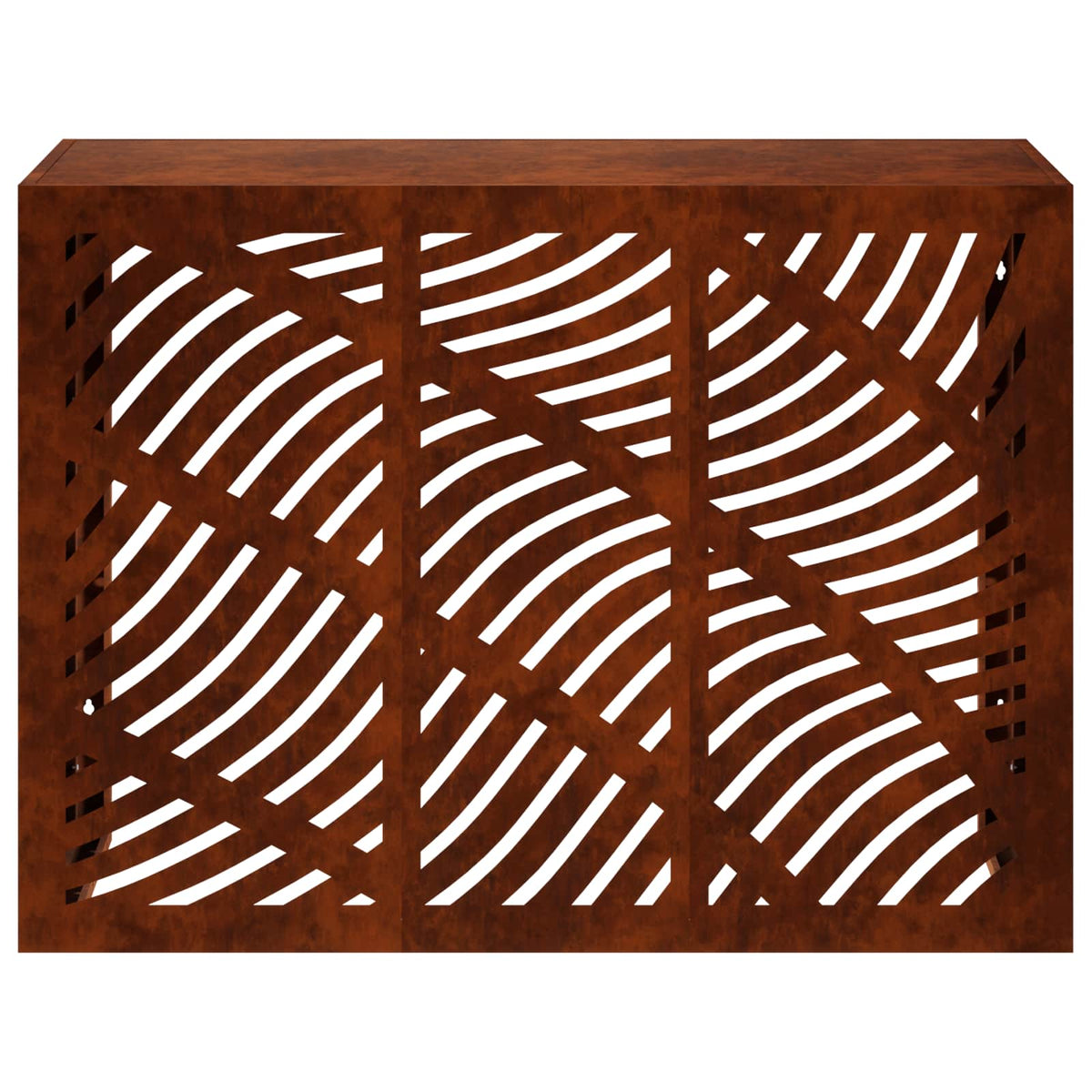 Air Conditioner Cover Rusty 110 x 50 x 80 cm Weathering Steel