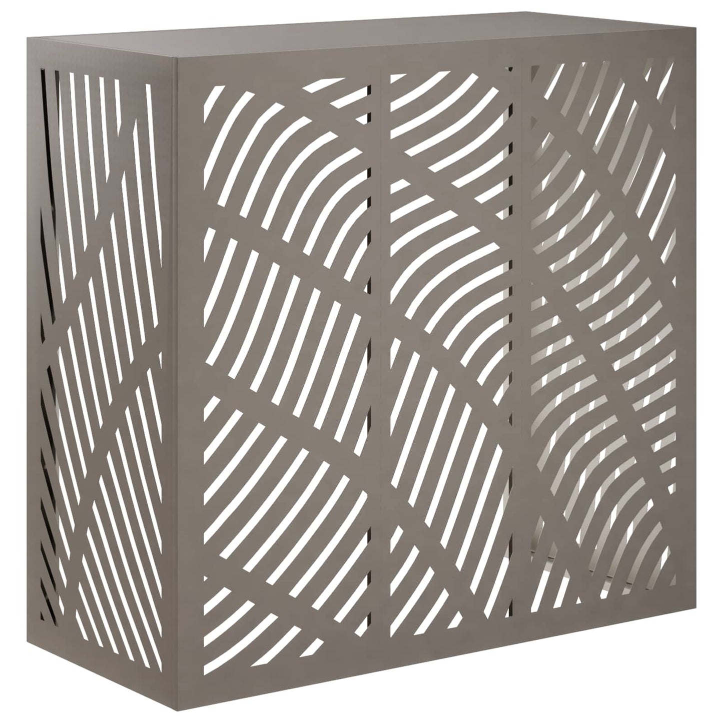 Air Conditioner Cover Rusty 110 x 50 x 105 cm Weathering Steel