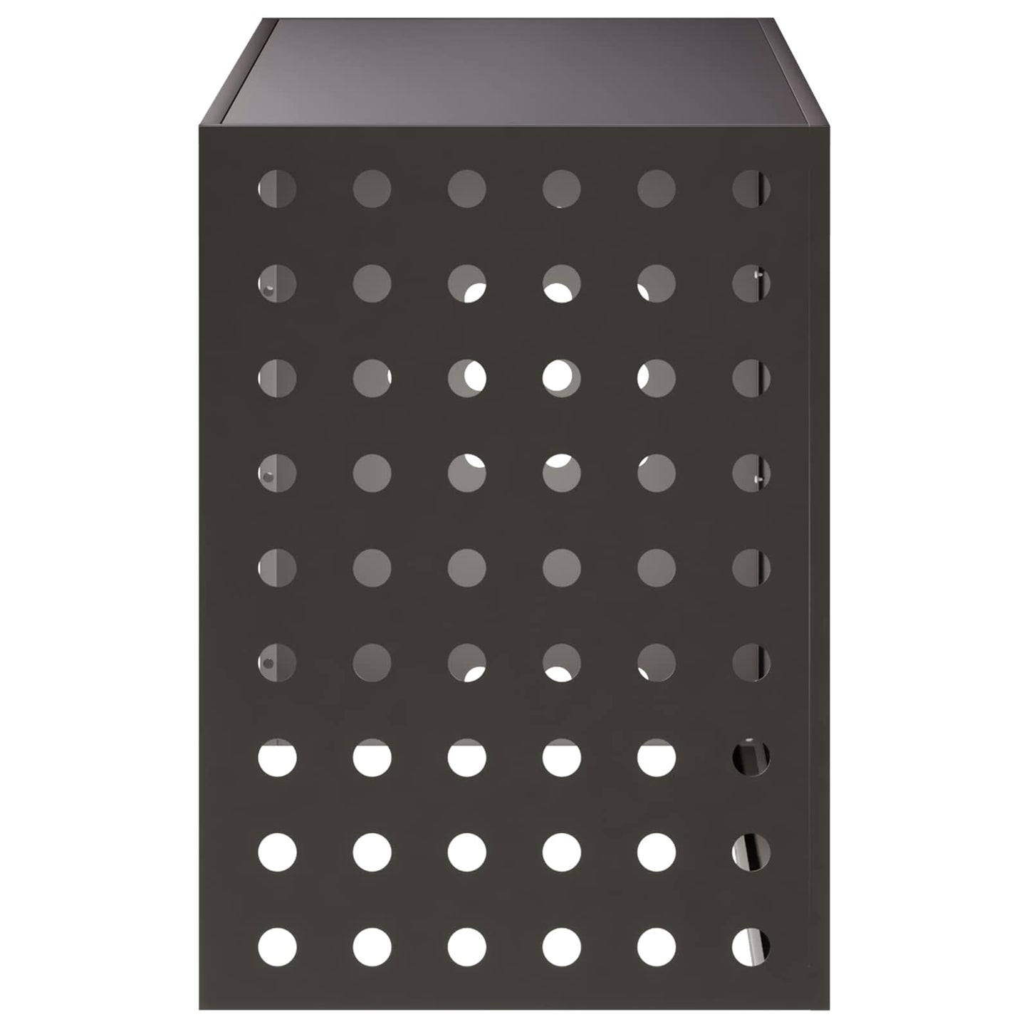 Air Conditioner Cover Black 100 x 50 x 70 cm Steel