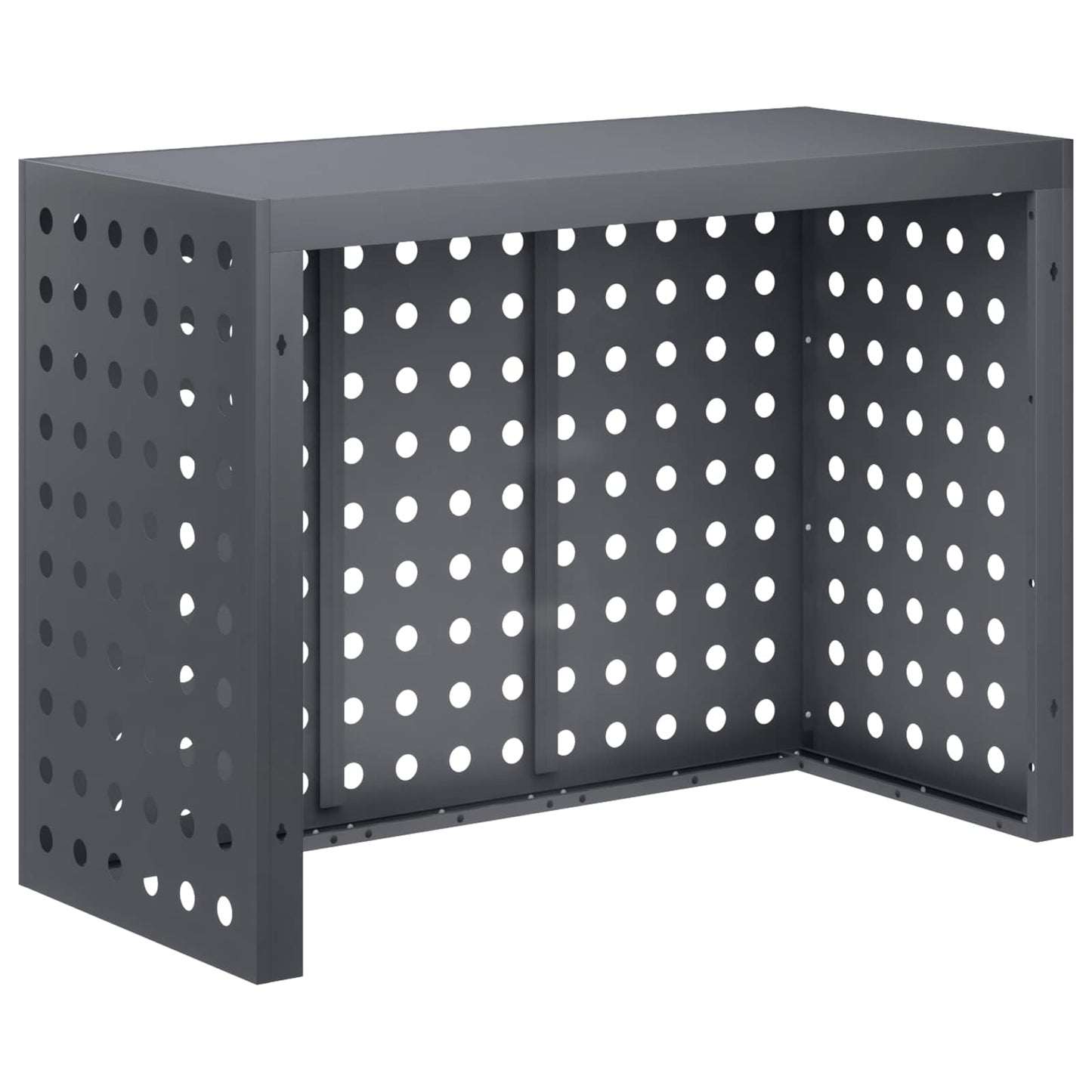 Air Conditioner Cover Anthracite 110 x 50 x 80 cm Steel