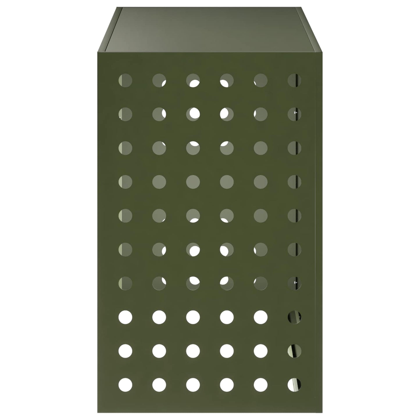 Air Conditioner Cover Olive Green 110 x 50 x 80 cm Steel