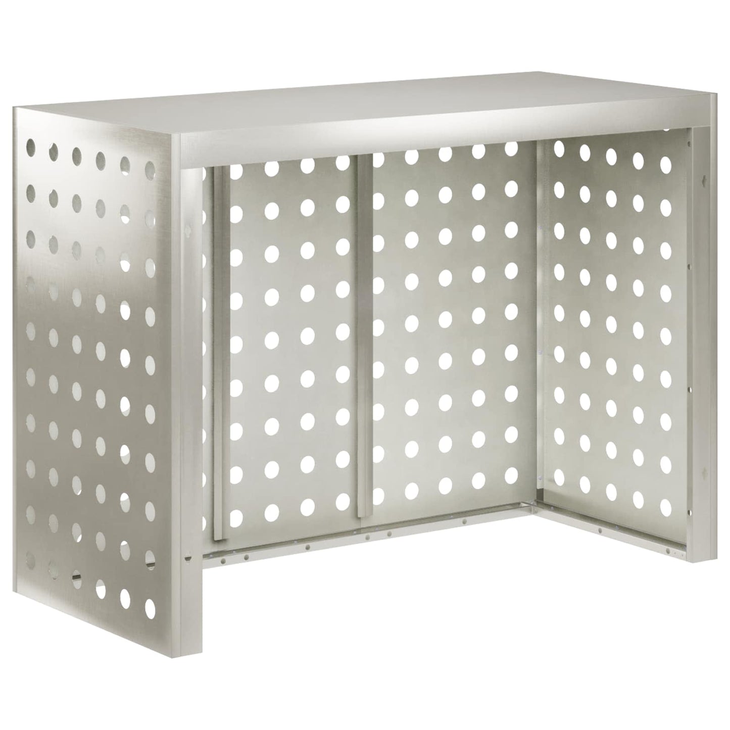 Air Conditioner Cover Silver 110 x 50 x 80 cm Stainless Steel