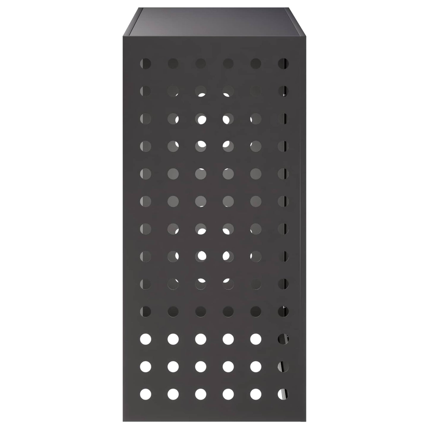 Air Conditioner Cover Black 110 x 50 x 105 cm Steel