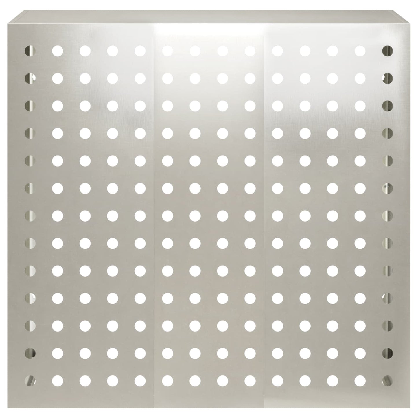 Air Conditioner Cover Silver 110 x 50 x 105 cm Stainless Steel