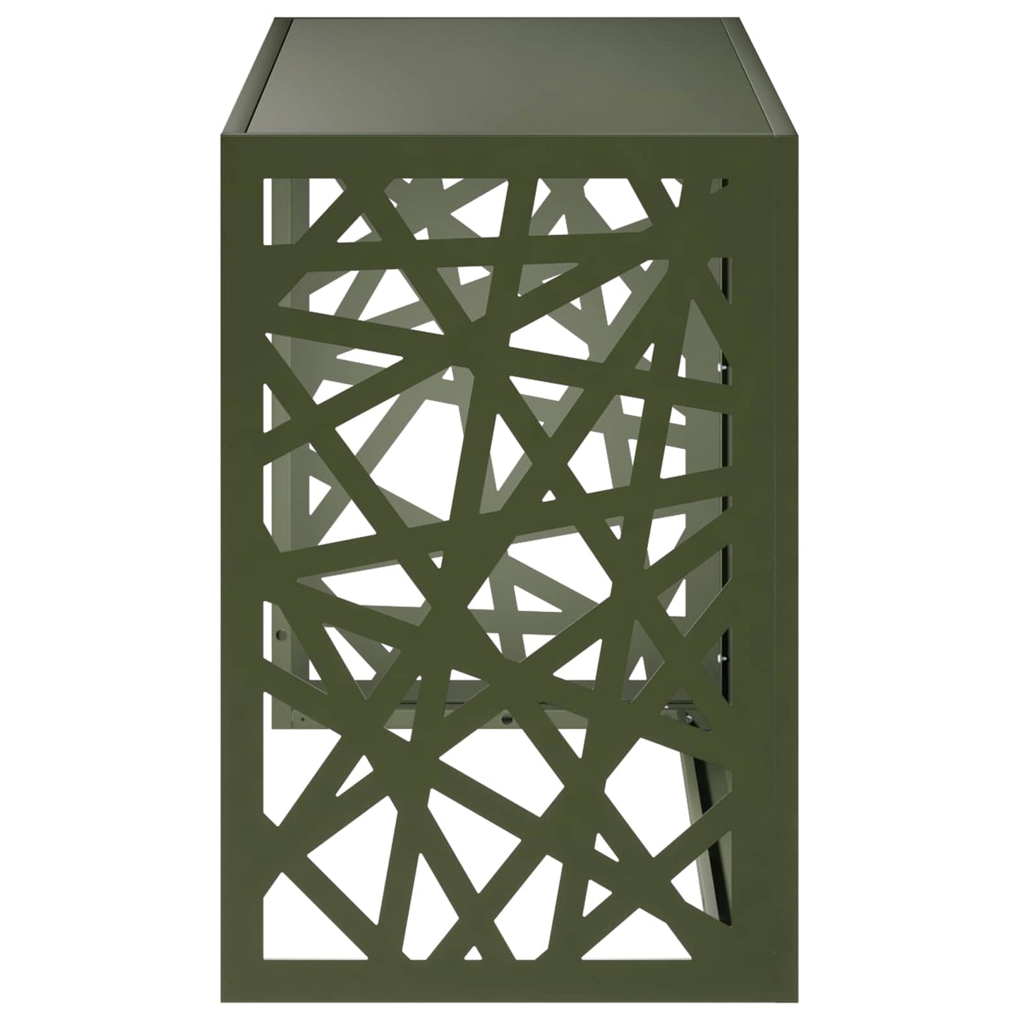 Air Conditioner Cover Olive Green 90 x 40 x 60 cm Steel