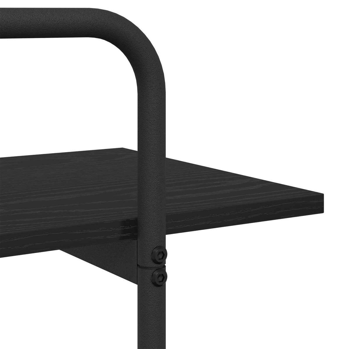 Bookshelf 2-Tier 100 x 35 x 70 cm PB Black Oak