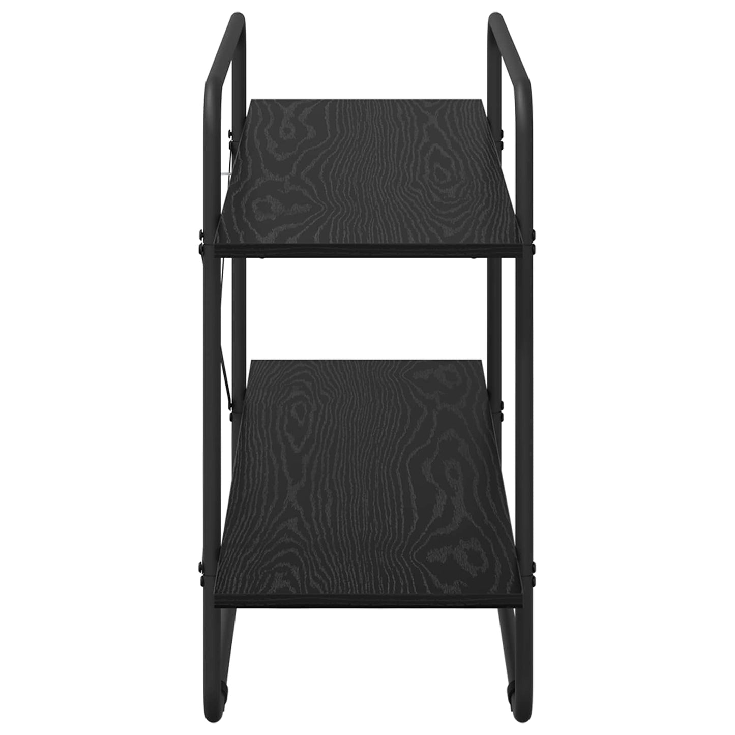 Bookshelf 2-Tier 100 x 35 x 70 cm PB Black Oak